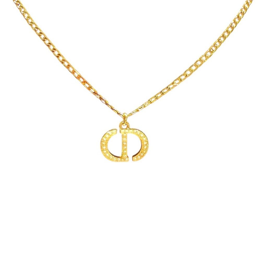 Christian Dior Gold Pearl Pendant Necklace - Picture 3 of 4